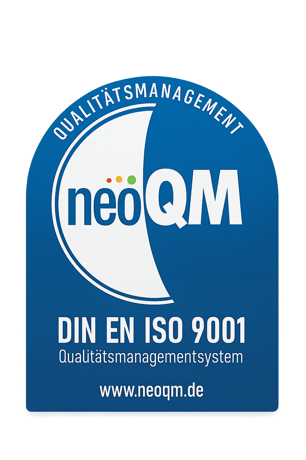 neoQM Qualitätsmanagement Siegel – ISO 9001:2015